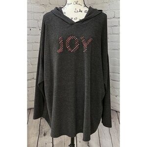 Lane Bryant Women’s Classic JOY Hooded Lightweight Sweater (Size 26/28)